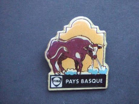 Pays Basque Baskenland regio Spanje, Frankrijk stier ,Fina